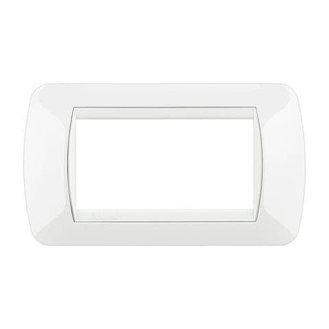 Placca Living International 4 Moduli - Bianco L4804bi - Foto 2