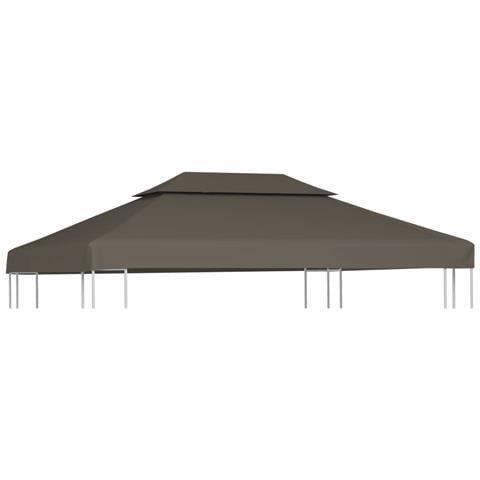 Copertura Superiore Per Gazebo A 2 Strati 310g / m² 4x3m Talpa - Foto 1