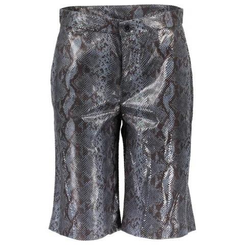 Pantalone Bermuda Donna Azzurro - Made In Italy S - Foto 1