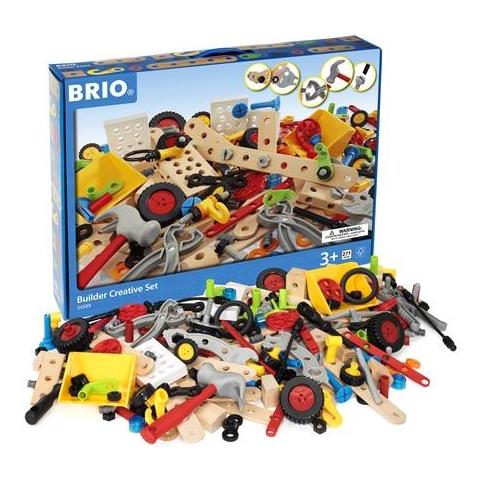 BRIO World - Set Deluxe Ferrovia e Trasporto Merci, Set Costruzioni