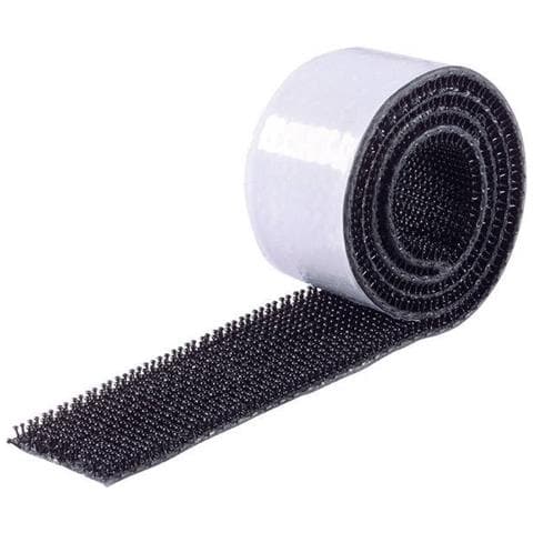 Nastro A Strappo Da Incollare A Fungo (l X L) 500 Mm X 25 Mm Nero 1 Pz. - Foto 1