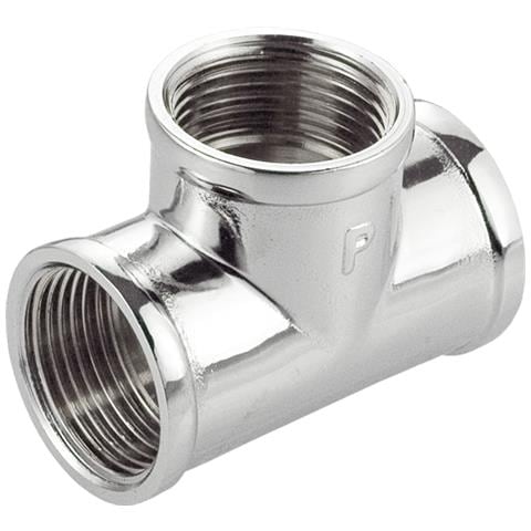 34 Bsp Tubo Connessione Tee Femmina Avvitato Raccordi - Foto 1