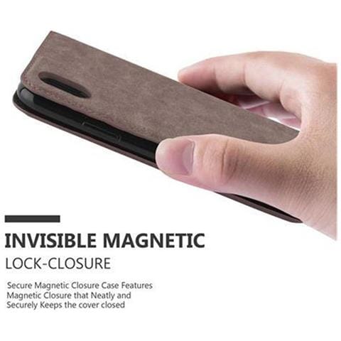 Custodia Compatibile Con Apple Iphone X / Xs In Bruno Caffè - Coperchio Protettiva Con Chiusura Magnetica, Funzione Stand E Tasca Per Le Carte - Foto 9
