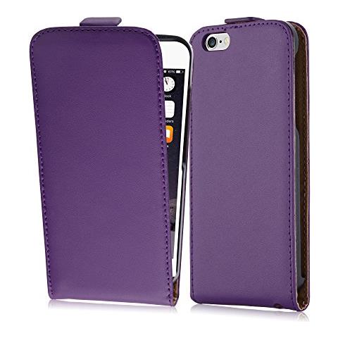 Apple Iphone 6 / Iphone 6s Custodia Di Finta-pelle Flip Luscio In Lila Orchidea - Protezione In Stile Flip Di Similpelle Fine - Portafoglio Cover Case Wallet Book Etui Protezione - Foto 1