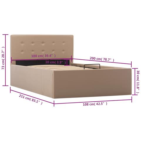 Giroletto Idraulico Cappuccino In Similpelle 100x200cm - Foto 2