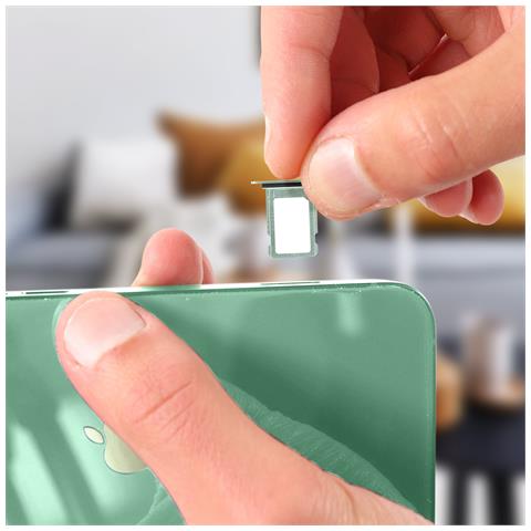 Alloggio Sim Iphone 12 / 12 Pro Supporto Scheda Nano Sim Di Ricambio - Verde - Foto 8