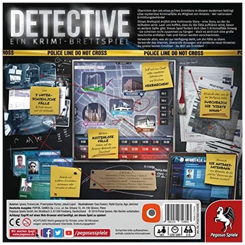 Portal Games 57505g Detective, Gioco Da Tavolo, [ versione Tedesca] - Foto 2