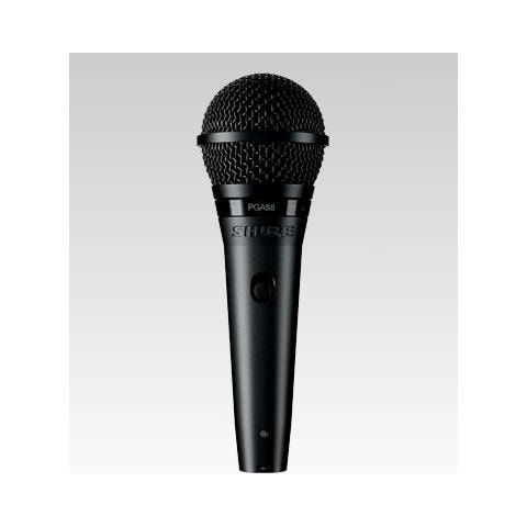 PGA58-QTR-E, Studio, 50 - 16000 Hz, Cardioid, Cablato, Nero - Foto 1