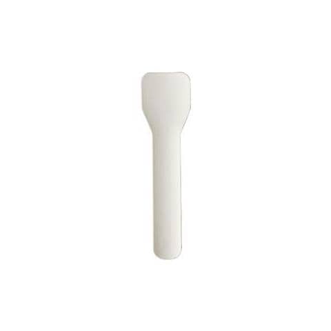 88073 Cucchiaio Monouso Cucchiaio Per Gelato Usa E Getta Carta Bianco 100 Pz - Foto 1
