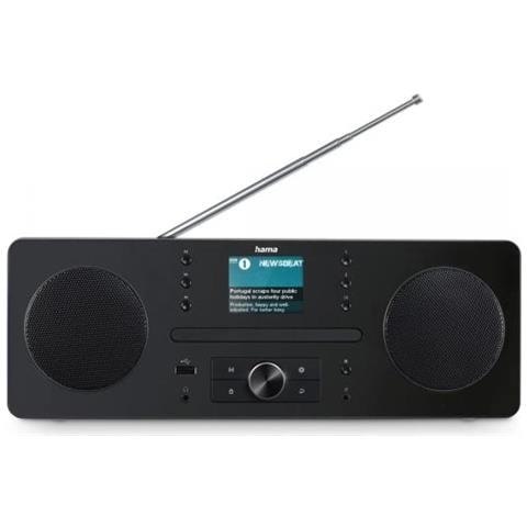 Hama 00054254 Radio Personale Digitale Nero, Grigio - Foto 1