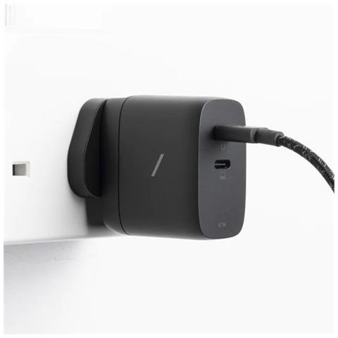 Caricabatterie Rapido Gan Con Power Delivery Da 67 W, Nero - Foto 2