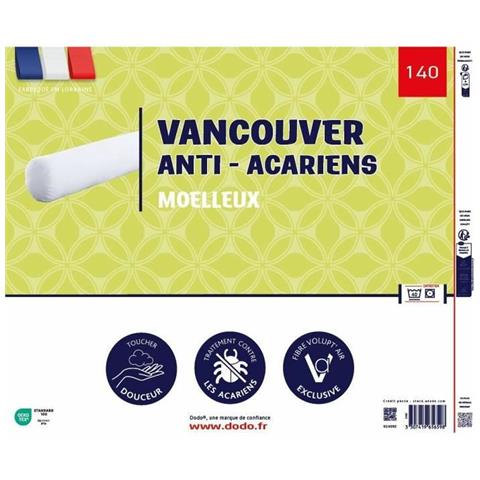 Cuscino Vancouver Bianco 140 Cm Antiacari - Foto 3