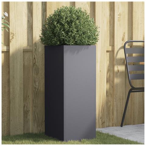 Fioriera Antracite 32x29x75 cm in Acciaio - Foto 2