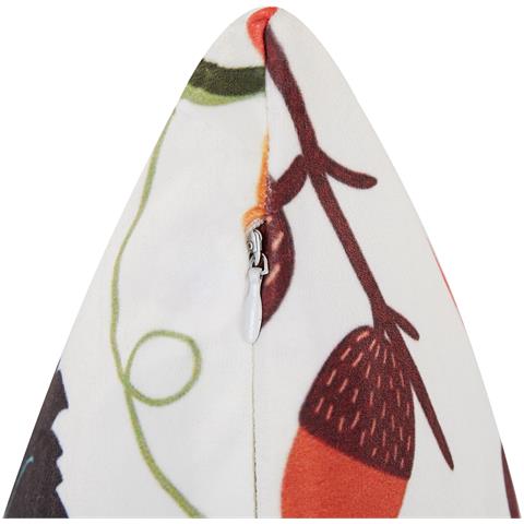 Set Di 2 Cuscini Viscaria Velluto 45 X 45 Cm Multicolore Trama Di Piante - Foto 2