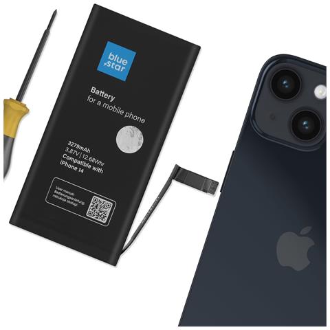 Batteria Interna Per Iphone 14 3279mah Alta Qualità, Nero - Foto 2