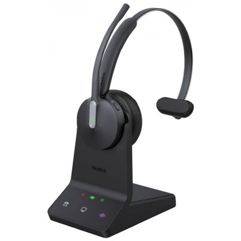 Wh64 Mono Teams Auricolare Wireless A Padiglione Ufficio Usb Tipo-c Bluetooth Nero - Foto 1