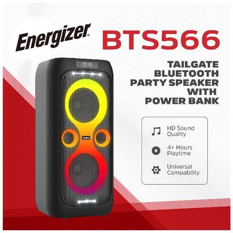 Altoparlante Bluetooth Portatile con Potenza 25 W Colore Nero - Foto 1