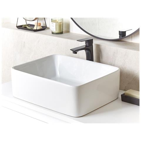 Lavabo Bagno Ceramica Bianco 49 X 38 Cm Travesia - Foto 1