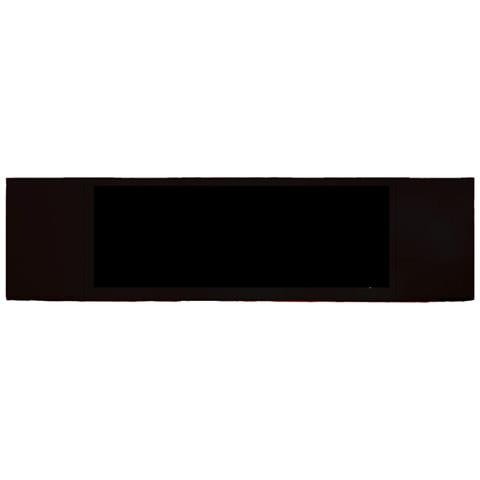 Mobile Meda 150nero Mobile Per Alloggiare Camino Elettrico Vulture Raffinato Ed Elegante Mobile Corpo E Ante Legno Nero Piano E Base Rovere Consigliato Per Tutti Gli Interni - Foto 3