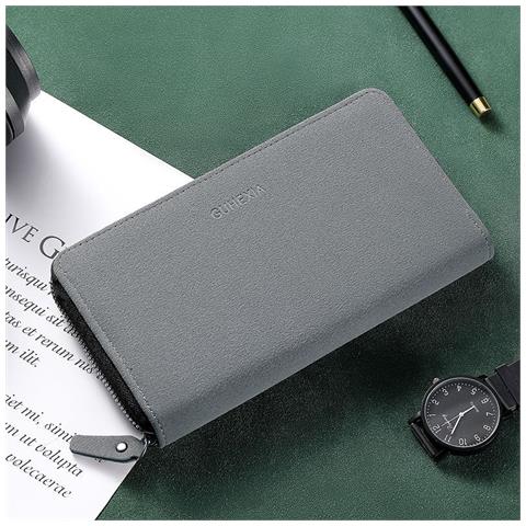 Portafoglio Per Carte Di Grande Capacità Con Blocco Rfid - Stile A Fisarmonica - 36 Slot Per Carte Grey - Foto 1