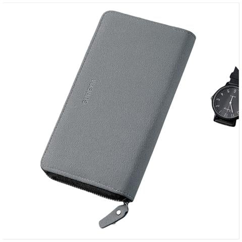 Portafoglio Per Carte Di Grande Capacità Con Blocco Rfid - Stile A Fisarmonica - 36 Slot Per Carte Grey - Foto 4