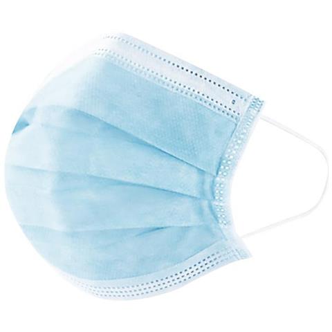 Conf. 30 Mascherine Bambino Azzurre Usa E Getta - Foto 1