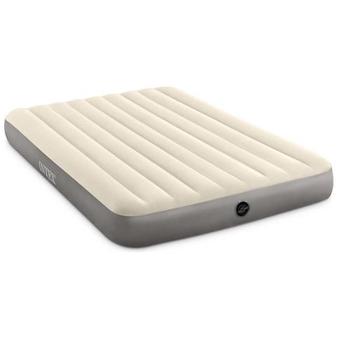 Set Materassino Gonfiabile - 203x152x25 Cm - Beige - Include Accessori Coordinati Cb4 - Foto 2