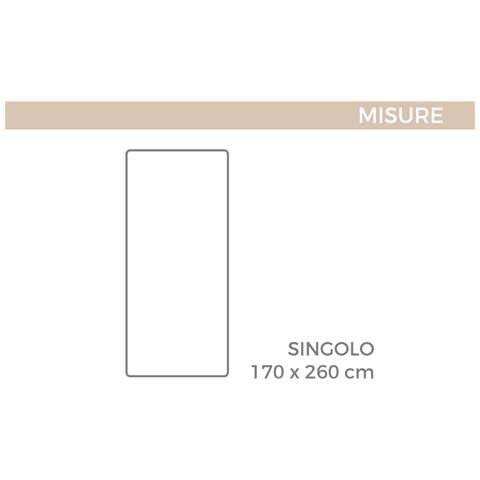 Copriletto Challenge Stampato In 100% Microfibra Di Poliestere Dis. Righe 1 Piazza Blu - Foto 5