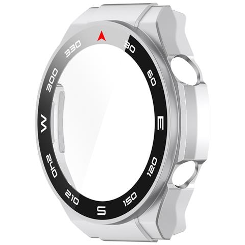 Custodia Protettiva Per Huawei Watch Ultimate - Guscio E Cassa Integrati In Argento Silver - Foto 2