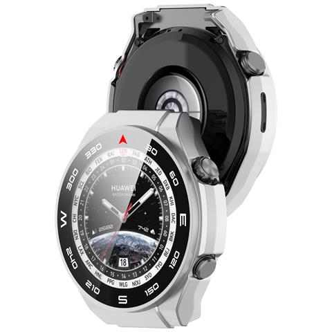 Custodia Protettiva Per Huawei Watch Ultimate - Guscio E Cassa Integrati In Argento Silver - Foto 7