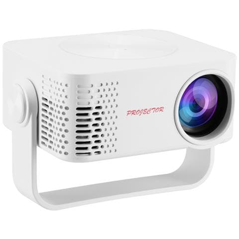 Proiettore Portatile Hd 1080p M60 (spina Europea + Manuale In 16 Lingue) Per Uso Domestico White - Foto 1