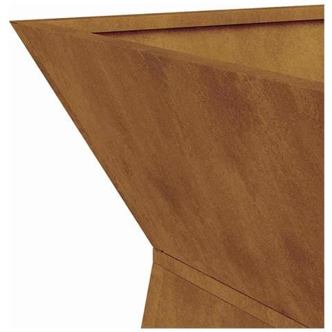 Vaso a Pilastro 2 pcs Argento 40 x 40 x 100 cm Acciaio - Foto 9