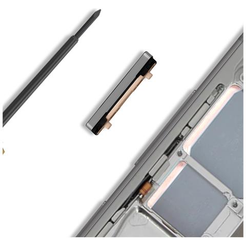 Pulsante Volume Originale Per Galaxy S24 / S24 Plus Service Pack, Argento - Foto 2
