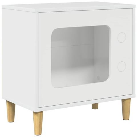 Casa per Gatti Bianco Lucido 51 x 30 x 52 cm Legno multistrato - Foto 1