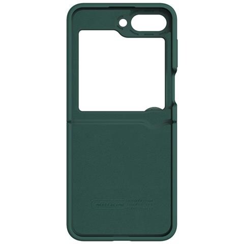 Cover per Galaxy Z Flip5 5G - Silicone, Verde, Con Soporte - Foto 4
