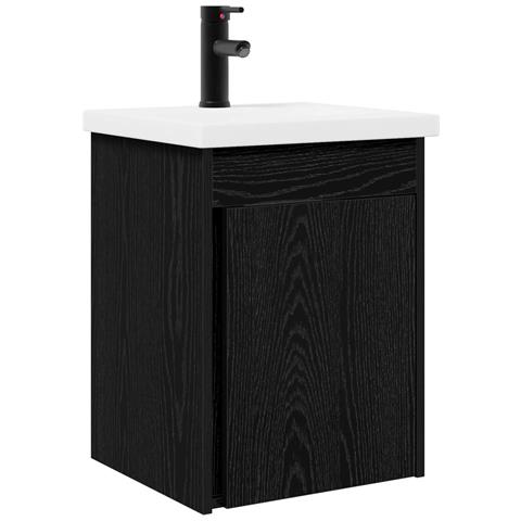 Mobile bagno con rubinetto Rovere Nero 42 x 40 x 74,5 cm - Foto 1