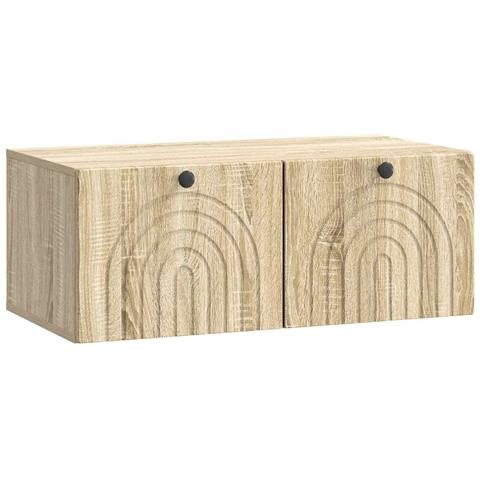 Mobile Porta TV da Muro Rovere Sonoma 78,5 x 41 x 30 cm - Foto 1