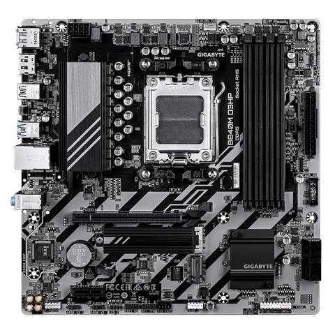 B840M D3HP Scheda Madre - CPU AMD Ryzen 9000, VRM a 8+2+2 fasi, fino a 8200 MHz DDR5 (O.C.), 2× M. 2 PCIe 4.0, LAN 1 GbE, USB 3.2 Gen 2 - Foto 4