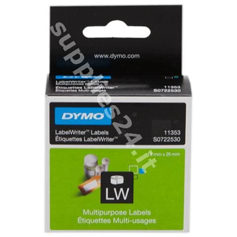rotolo 1000 etichette multiuso rimov. 25x13mm x lw 113530 - Foto 3