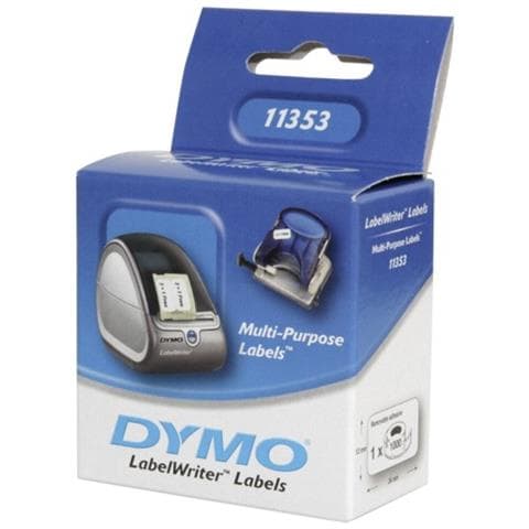rotolo 1000 etichette multiuso rimov. 25x13mm x lw 113530 - Foto 2