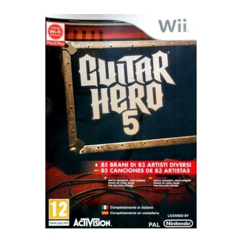 WII - Guitar Hero 5 Solo Software  - Foto 2