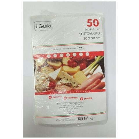 973-sacchetti E Accessori Igenio-sacchetto X Sottovuoto 20x30cm - Foto 1