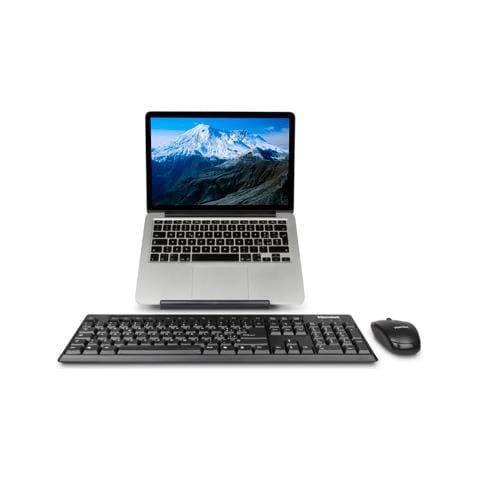 Kit di Supporto per Notebook con Mouse Ottico e Tastiera Senza Fili Layout Italiano - Foto 8