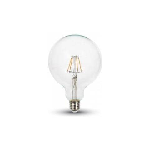 Lampadina LED E27 10W Filament G125 2700K Bianco caldo  - Foto 1