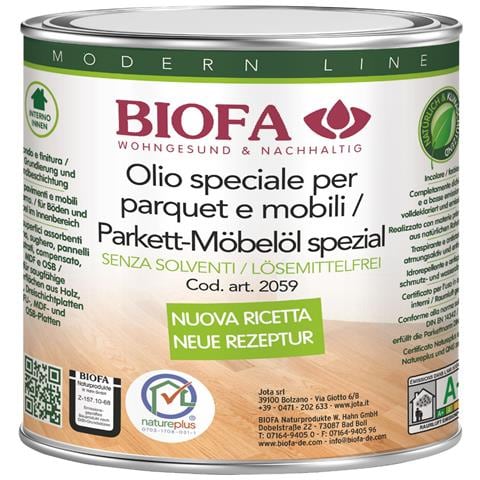 2059 Incolore 2,5 L Olio Naturale Per Parquet Senza Solvente - Foto 1