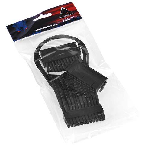 24pin 2-way Psu Starting Cable (2x24pin To 1x24pin) - Individual Sleeving - Black - Foto 3
