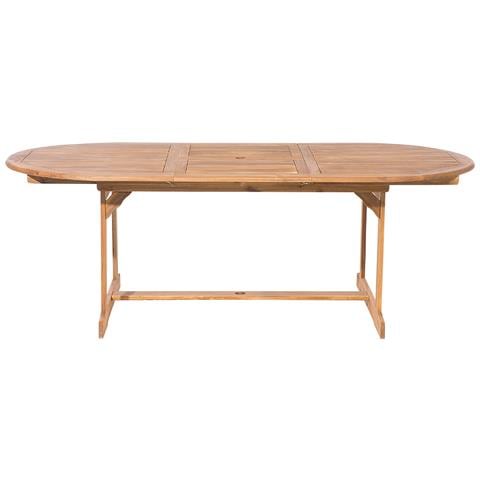 Set Da Giardino In Legno 8 Posti Con Cuscini Beige Maui - Foto 29