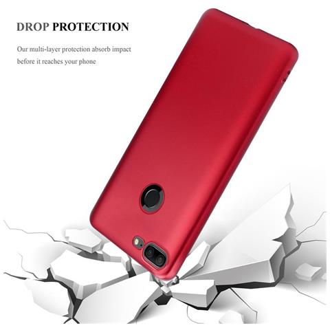 Cadorabo Custodia Compatibile Con Honor 9 Lite In Rosso Metallico - Coperchio Protettivo In Silicone Tpu Flessibile - Foto 9