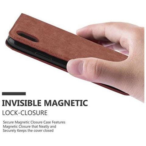 Custodia Compatibile Con Apple Iphone X / Xs In Marrone Cappuccino - Coperchio Protettiva Con Chiusura Magnetica, Funzione Stand E Tasca Per Le Carte - Foto 10