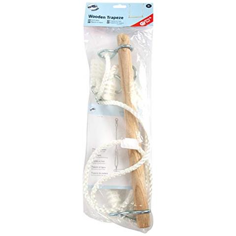 Piccolo Piede 11586 Trapezio Di Legno Con La Corda Regolabiliadatto Also Venire Asta Da Ginnastica O Altalena - Foto 2